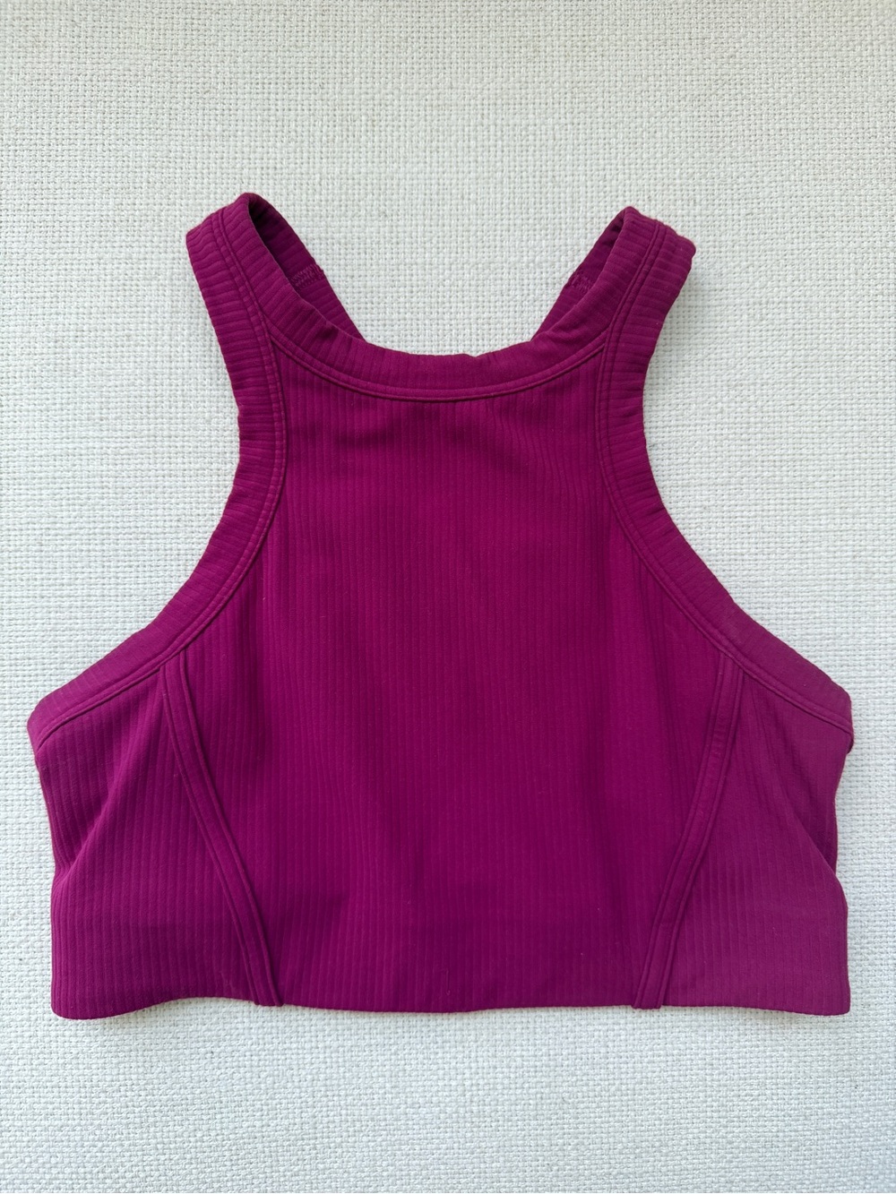 lululemon athletica Nulu Ribbed High-Neck Bra